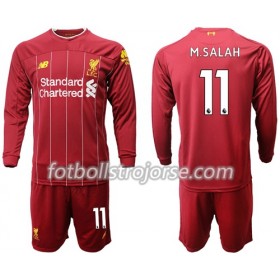 Liverpool Matchtröjor M.Salah 11 Barn Hemma Fotbollströja 2019-2020 Långärmad